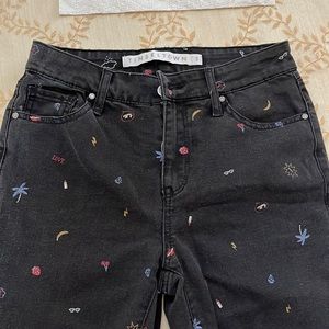 Funky jeans black denim